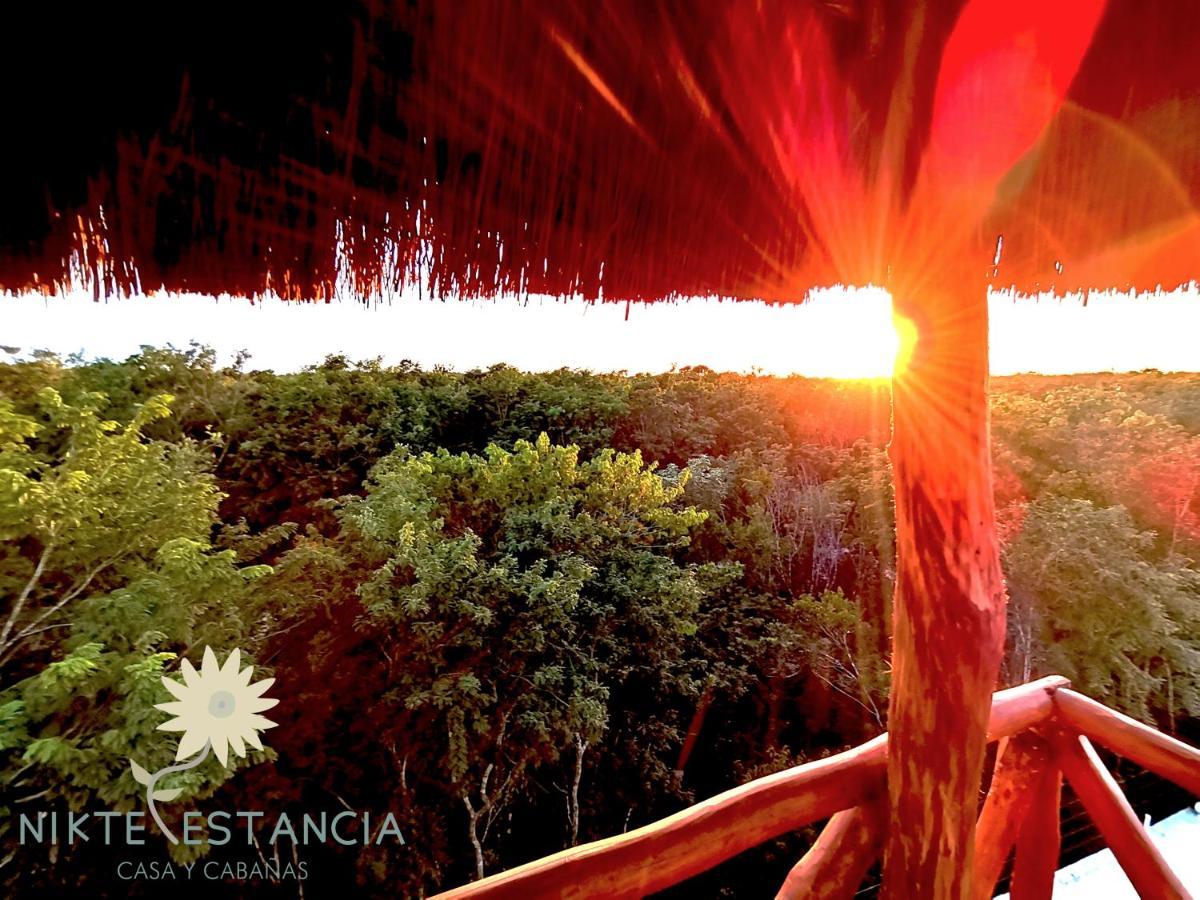 Готель Nikte Estancia Y Jardin Пуерто-Морелос Екстер'єр фото
